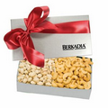 The Executive Cashews & Pistachios Box - Silver